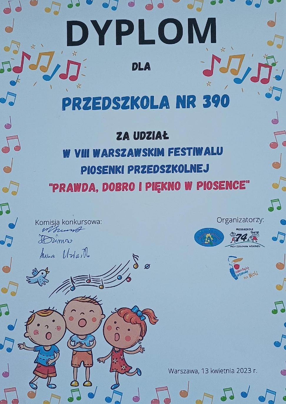 Galeria - Przedszkole 390 w Warszawie