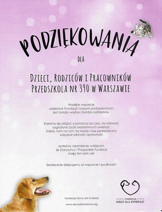 Galeria - Przedszkole 390 w Warszawie