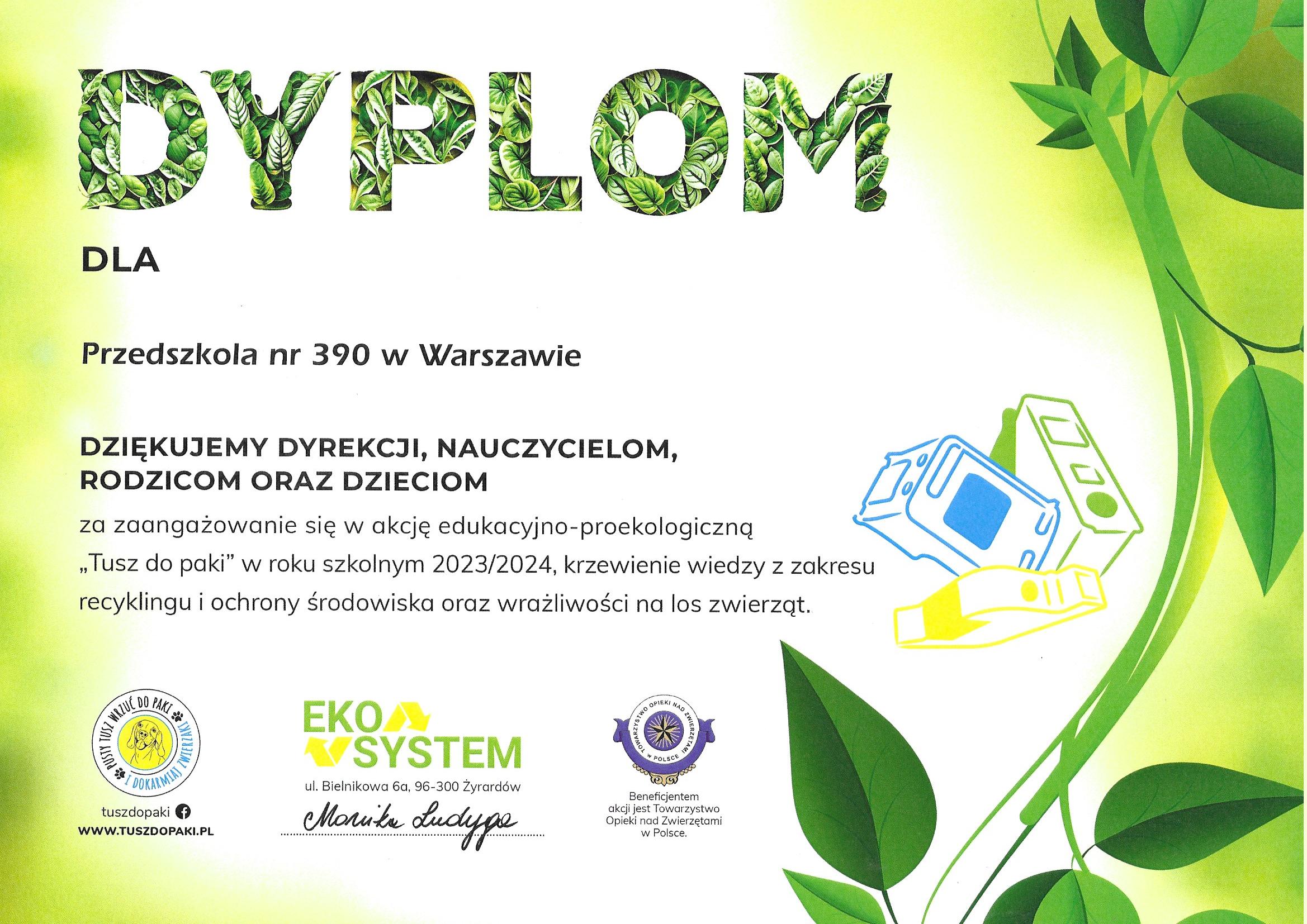 Galeria - Przedszkole 390 w Warszawie