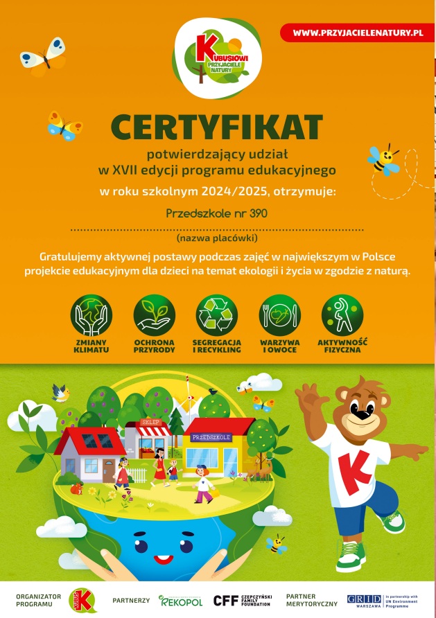 Galeria - Przedszkole 390 w Warszawie