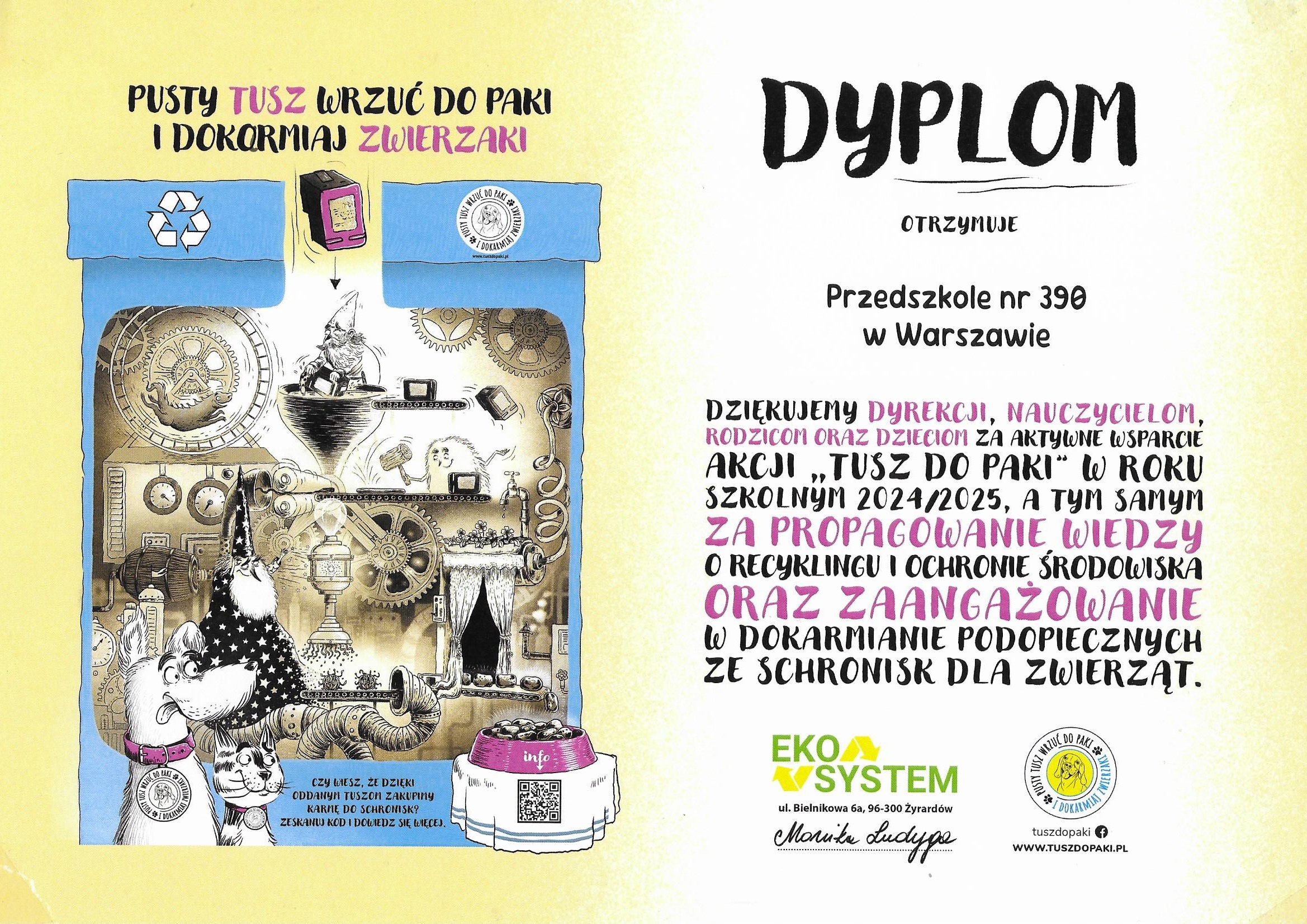 Galeria - Przedszkole 390 w Warszawie